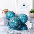 thumbnail image 2 of 6 Piezas Bolas Decorativas YONGSHENG Turquesa Cristal Mosaico Esfera Centro De Mesa, 2 of 5