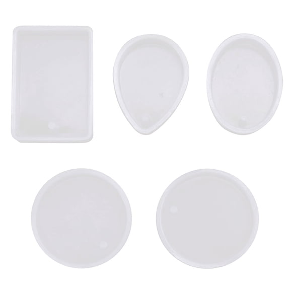 DEEPCRAFF DIY Flower Silicone Mold 5 Styles for Decor Dry Flower Displays