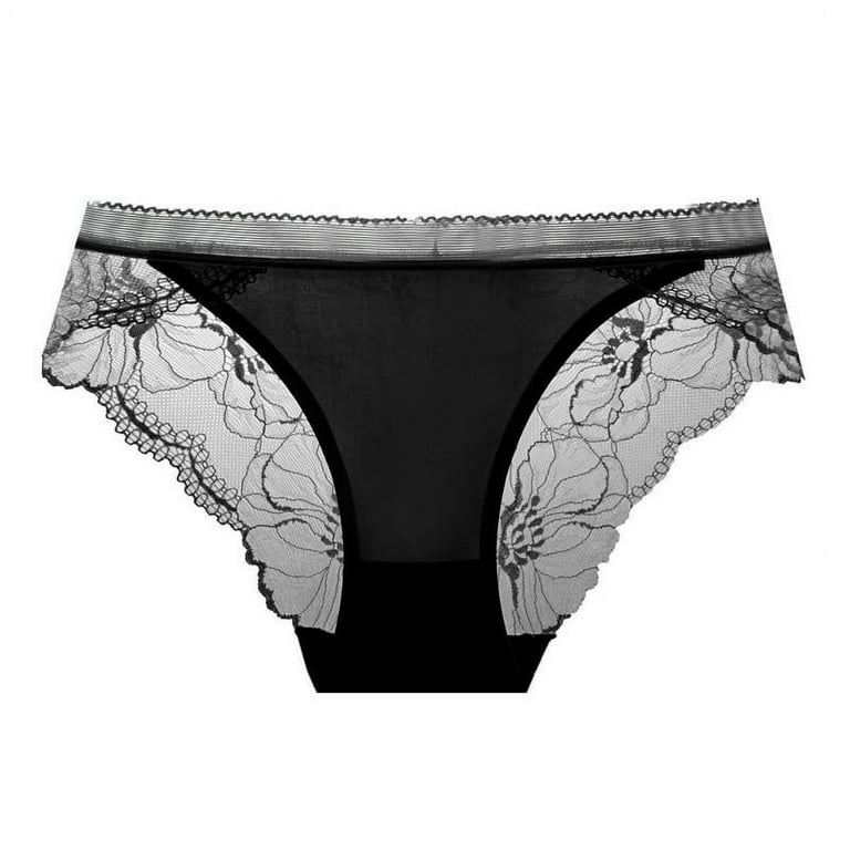 Morefun-Female Underwear Lace Panties Cotton Underpants Mid-Waist