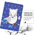thumbnail image 4 of Dteck Case For Amazon Kindle Fire HD8 10th Generation HD8 Plus (2020 Released) 8 inch,Slim Patterned PU Leather Card Wallet Case Protective Kickstand Shockproof Folio Cover ,05-Fox, 4 of 6