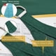 thumbnail image 2 of Vela de sombra triangular, 5x5x7,1m, impermeable, anti-ultravioleta, verde oscuro, 2 of 4