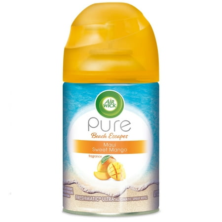 Air Wick Pure Freshmatic Refill Automatic Spray, Maui Sweet Mango, 6.17oz, Air Freshener