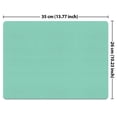 thumbnail image 2 of WIRESTER 13.77x10.23 in Rectangle Mouse Pad with Non-Slip Rubber Base for Computers, Laptop, Office & Home - Solid Mint Green, 2 of 5