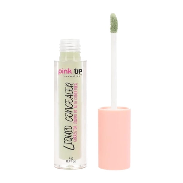 Corrector líquido Alta cobertura Liquid Concealer Pink Up verde