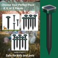 thumbnail image 2 of Deer Repellent, Ultrasonic and Solar Powered Outdoor Deer Repellent, Suitable for Garden Plants, 7000 Square Feet Coverage, Waterproof Ultrasonic Repellent Can Repel Deer and Rabbits (4 Pack), 2 of 3