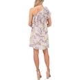 thumbnail image 2 of CeCe Womens Floral Print Swiss Dot Mini Dress, 2 of 2