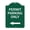 Green & White, variant on SignMission Designer Series Sign - Permit Parking Only (With Left Arrow) | Green & Tan 18" X 18" Heavy-Gauge Aluminum Architectural Sign | Protect Your Business & Municipality | Made in