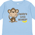 thumbnail image 4 of Inktastic Daddy's Little Monkey Boys or Girls Long Sleeve Toddler T-Shirt, 4 of 5
