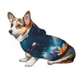 thumbnail image 7 of Xecao Fantasy Underwater Adventure Pattern Sweatshirts Winter Pet Dog Hoodie Puppy Coat Dog Sweaters Dog Clothes with Hat Dog Clothes Costume Outfit,Small Pets Wear-Large, 7 of 7