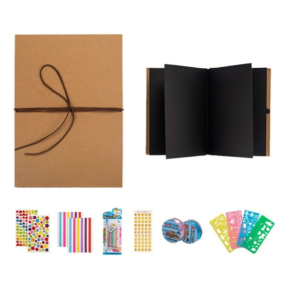 30ml Accordion Foldable Scrapbook Album Stretchable Foldable Photo Album With DIY Material Handmade Memory Book For Scrapbooking Journaling & Gifting Arts And Crafts for Kids Ages 3-5 Arts And Crafts