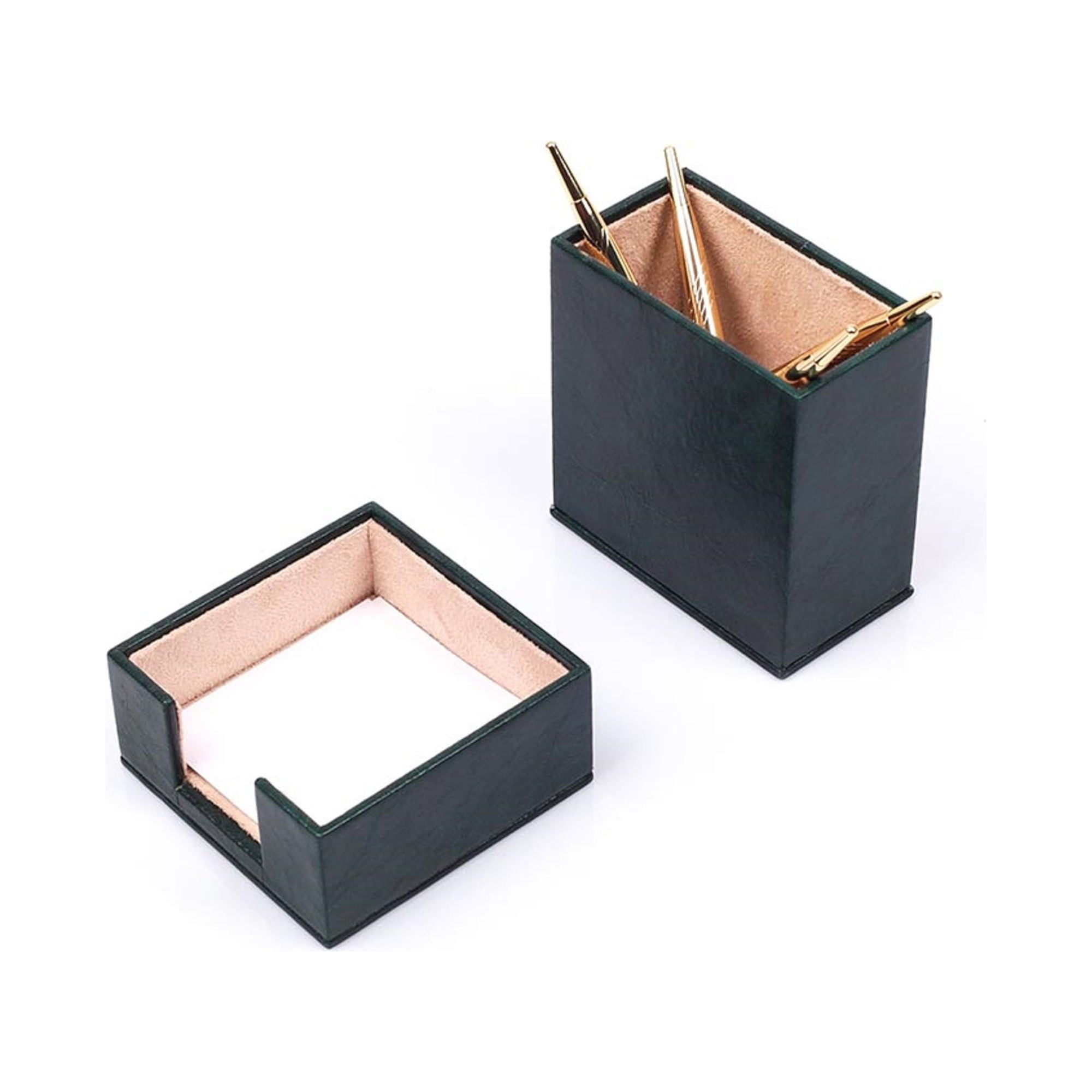 Leather Desk Set - Desk Organizer Set - Office Desk Pad Accessories - Calendar Holder - 8 Accessories-Desk Organizer - Office Desk Accessories - Desktop Storage - 8 PCS