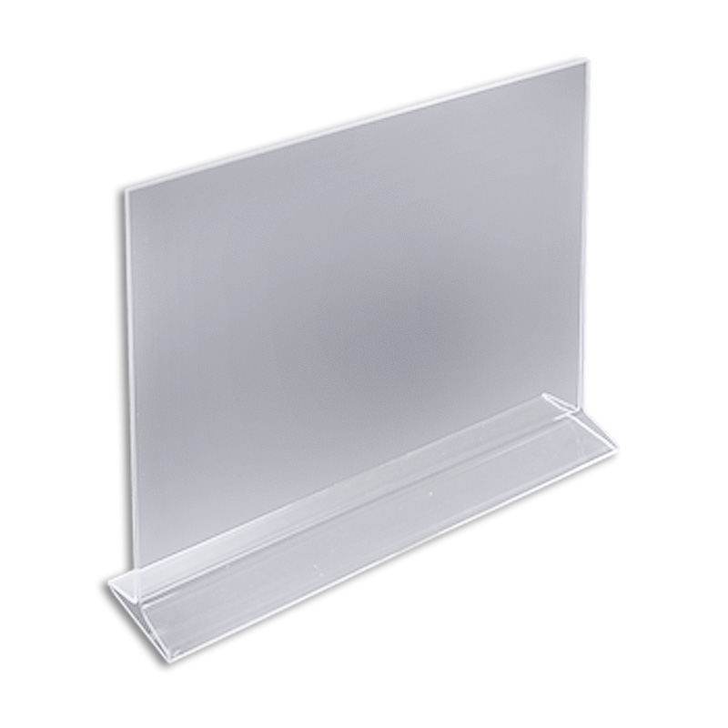 Azar Displays 142716 Top Loading Clear Acrylic TFrame Sign Holder 14