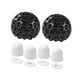 thumbnail image 2 of Tapas para tornillos de inodoro decorativas, prácticas y sencillas. Conjunto blanco y negro, 2 of 9