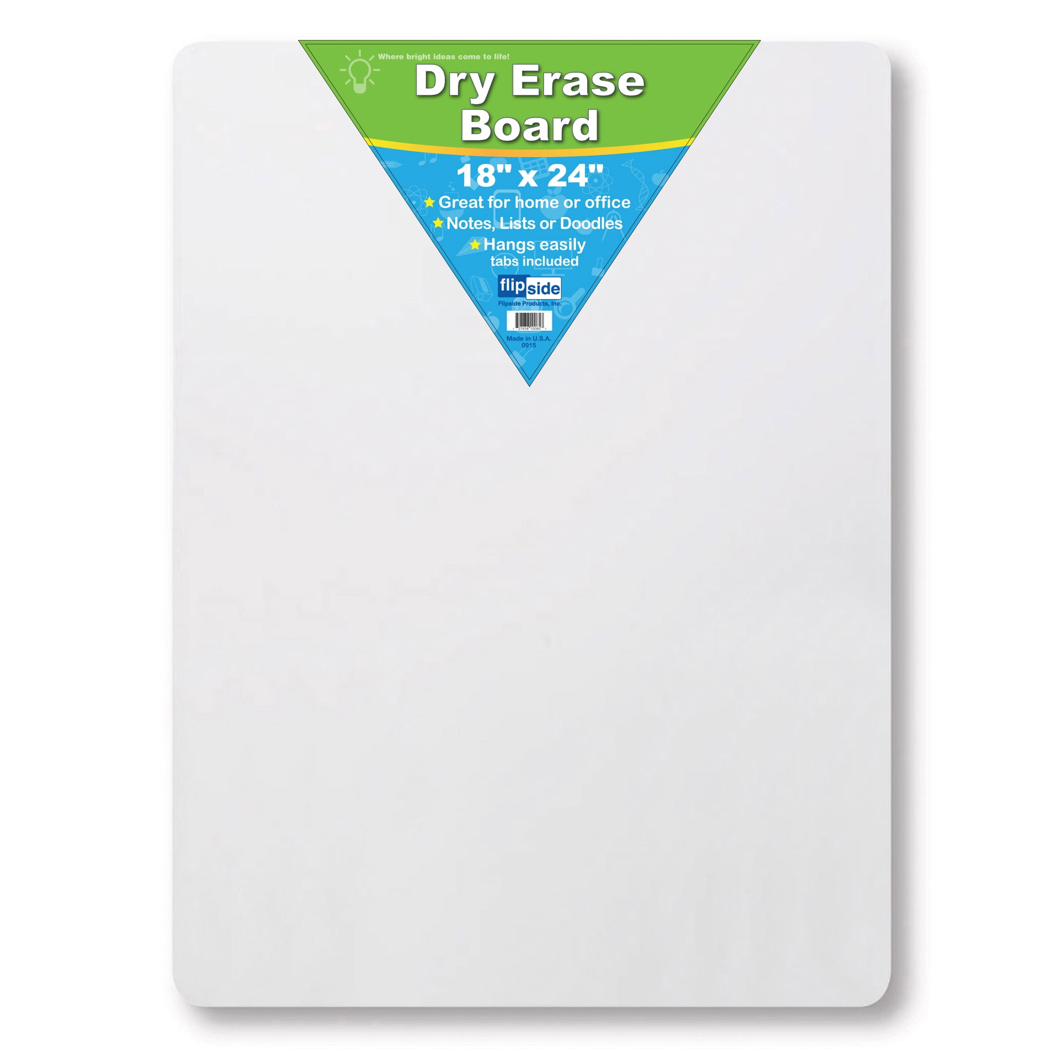 Flipside Products Dry Erase Board, 18" x 24", Pack of 3