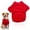 Red, variant on Dog Outfits for Small Dogs Girl,Small Dogs Puppy Sweatshirts Fleece Doggie Sweaters Winter Dog Clothes Female Boy Girl Pet Cat Pup Warm Clothing Outfit(Hot Pink, L)