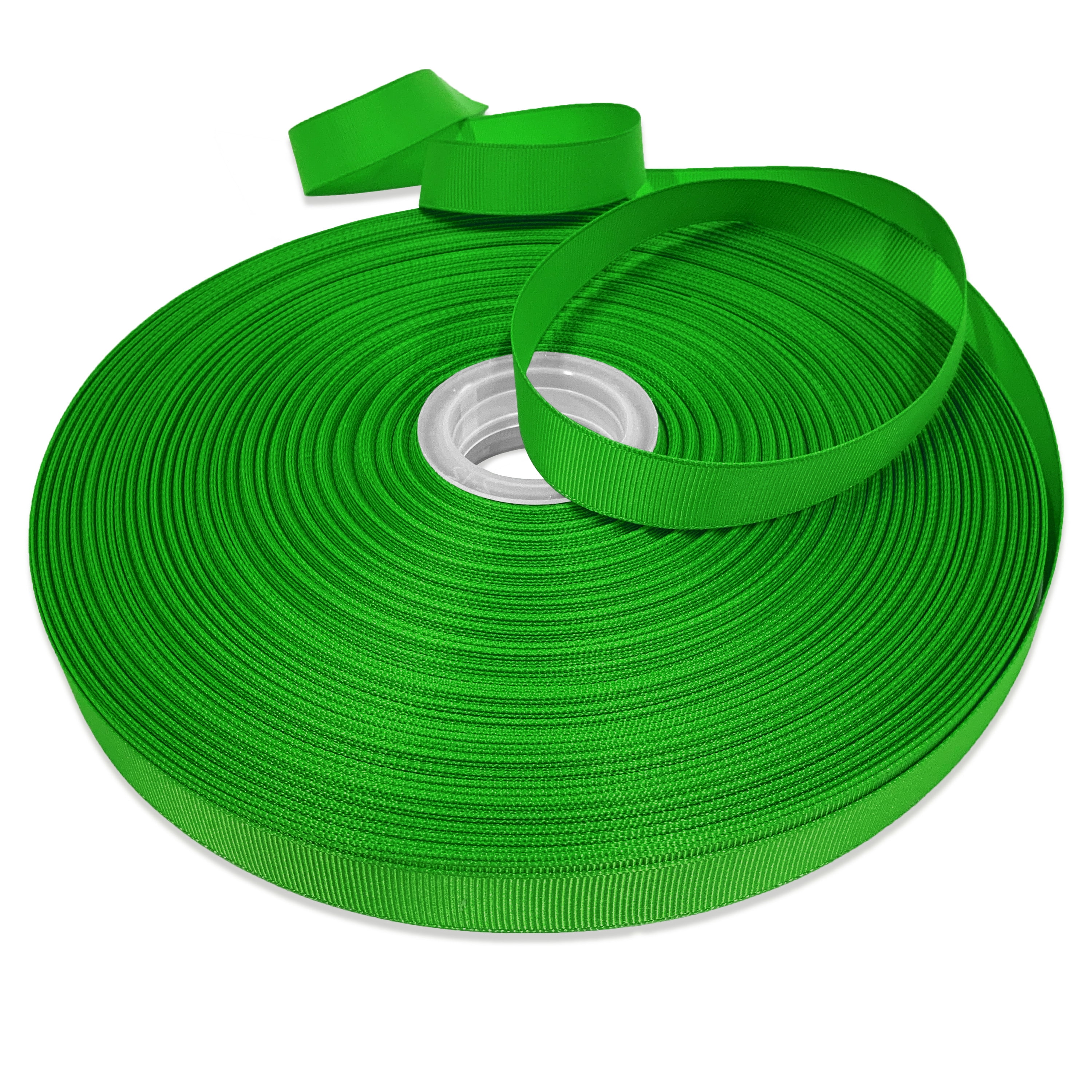 Emerald Green Grosgrain Ribbon for Crafts and Bows, 5/8" x 100 Yards by Gwen Studios
