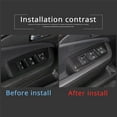 thumbnail image 4 of TINKI 4PCS Window Lift Switch Panel Frame Cover Trim for Honda Pilot 2016-2022/ Passport 2019-2023, ABS Material Car Door Window Glasses Lifter Button Decoration Accessories, 4 of 14