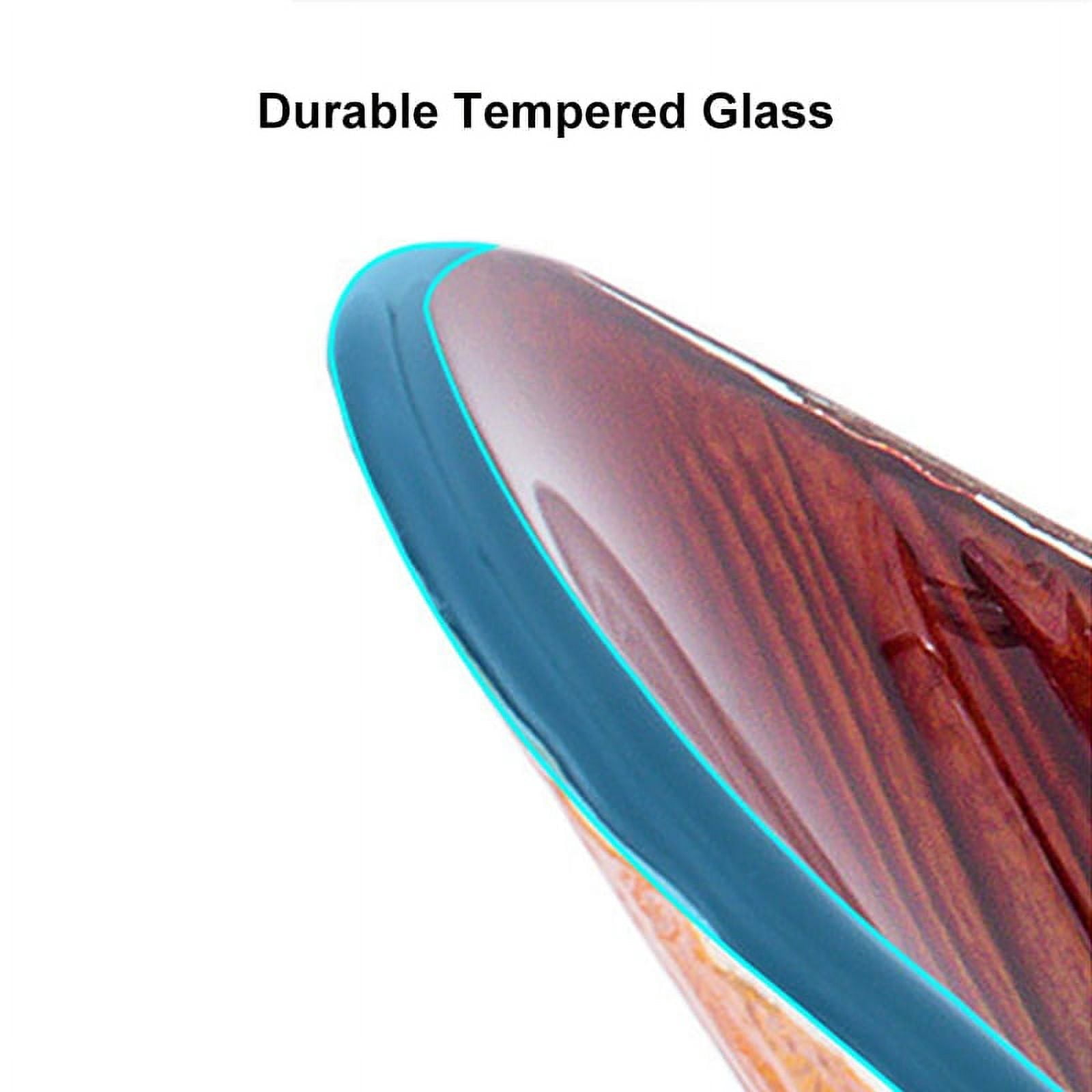 Homary Tempered Glass Multicolor Teardrop-Shaped Bathroom Vessel Sink Wash Sink