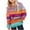 02-Multicolor, variant on ShomPort Girls Hoodies Girl Casual Oversized Pullover Colorful Long Sleeve Hooded Sweatshirts 4-14 Years