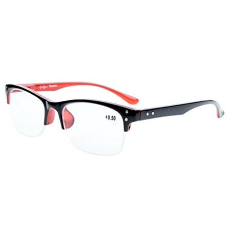 Eyekepper Readers Plastic Frame Spring Hinges Half-rim ...