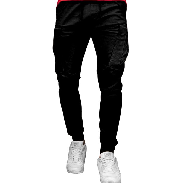 SAYOO Pantalones de hombre trotando pantalones casuales autocultivo para trabajar al aire libre salvaje militar salvaje más pantalones de algodón de bolsillo SAYOO moda