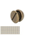 thumbnail image 1 of Rivets de Champignons, Kit de Rivets en Cuir Forme de Champignon pour Vêtements Punk Bronze, 1 of 8