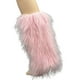 thumbnail image 1 of Sonducket Calentadores de piernas de piel blanca, mangas de botas peludas suaves para niñas, accesorios de disfraz, calentadores de piernas Prendas para la parte inferior del cuerpo rosa 40cm, 1 of 6