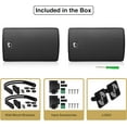 thumbnail image 5 of Sound Town Commercial Restaurant Bluetooth Amplifier + Surface-Mount Speaker Set, with One 6-Zone 70V/100V Amplifier with Bluetooth, 18 x 6.5-Inch Surface-Mount Speakers, Black (STCA600X18TV6B), 5 of 9