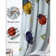 thumbnail image 3 of Cute Butterfly Dragonfly Blackout Curtains for Bedroom Living Room Darkening Curtains 63 Inches Long Farmhouse Botanical Floral Blue Window Curtain 2 Panels Set Window Treatment Drapes 42"x63", 3 of 9