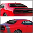 thumbnail image 6 of DNA Motoring WINL-006 For 2008 to 2019 Dodge Challenger Rear Windshield Window Scoop Louvers Sun Shade Cover 09 10 11 12 13 14 15 16 17 18, 6 of 6