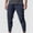 Navy, variant on ZHUGeLI Mens Athletic Pants Quick-Dry Workout Sweatpants Cargo Fitness Tapered Joggers Slim Fit Track Pants