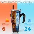 thumbnail image 3 of 40oz Tumbler,Halloween Cute Ghosts and Skeletons Insulated Tumblers with Removable Handle,Stainless Steel Double Vacuum Coffee Tumbler Cup with Straw for Home,Office,Travel,Party, 3 of 5