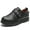 Black, variant on kkdom Boys Girls Dress Shoes Oxfords Formal Leather Shoes Wedding School Uniform Brown Size 3 Little Kid