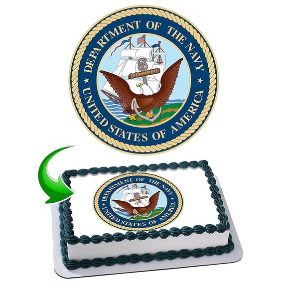 United States Navy Birthday Cake Topper By TNCT