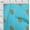 Turquoise Blue, variant on oneOone Cotton Jersey Turquoise Blue Fabric Leaves & Flower Floral Craft Projects Decor Fabric Printed By The Yard 58 Inch Wide