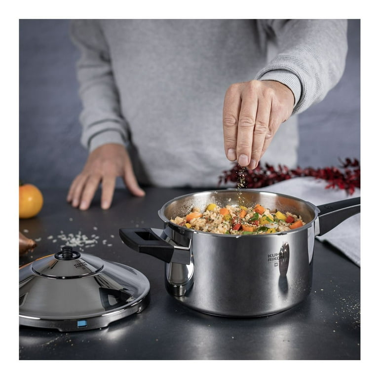 Kuhn Rikon Duromatic Stainless Steel Saucepan Pressure Cooker,