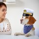 thumbnail image 2 of Set de disfraz Yewong Pet Captain Sailors para perro y gato, color blanco, 2 of 7