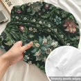thumbnail image 4 of Full Size Fitted Sheet Set - Middle Century 3 Piece Bedding Sets 16" Deep Pocket Fitted Sheet with 2 Pillowcases, Vintage Rustic Botanical Floral Green Brushed Microfiber Hotel Luxury Bed Sheets, 4 of 9