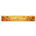 thumbnail image 1 of Halloween Outdoor Decorations, Happy Halloween Banner Pull Flag Foldable Hanging Decor Porch Background Signs 50x300cm Polyester, Halloween Door Decorations, 1 of 5