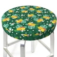 thumbnail image 3 of Bingfone Tropical Fruit Padded Round Bar Stool Cover Cushion with Elastic Fabric Round Chair Seat - Tropical Fruit, 3 of 7