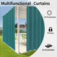 thumbnail image 4 of Rideaux Intérieurs Extérieurs pour Patio \ Panneau de Rideau à Oeillets Bloquant le Soleil pour Intimité, Rideaux Résistants aux Intempéries pour Gazebo, Véranda avant, Pergola, Kaki G x H Panneau, 4 of 8