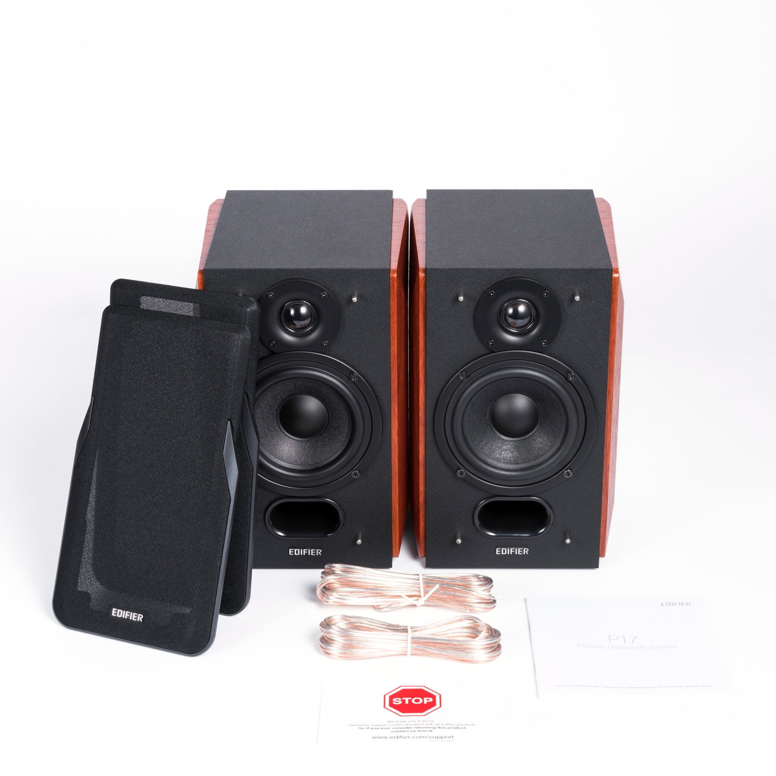 Edifier P17 Passive Bookshelf Speakers 2way Speakers with Builtin