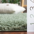 thumbnail image 4 of SAFAVIEH Lindsay Deborah Solid Polyester Shag Area Rug, Green, 9' x 12', 4 of 7
