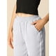 thumbnail image 5 of Pantalones Cintura Elástica Con Raya Lateral Casual Para Mujer Gris M Unique Bargains Pantalones, 5 of 6