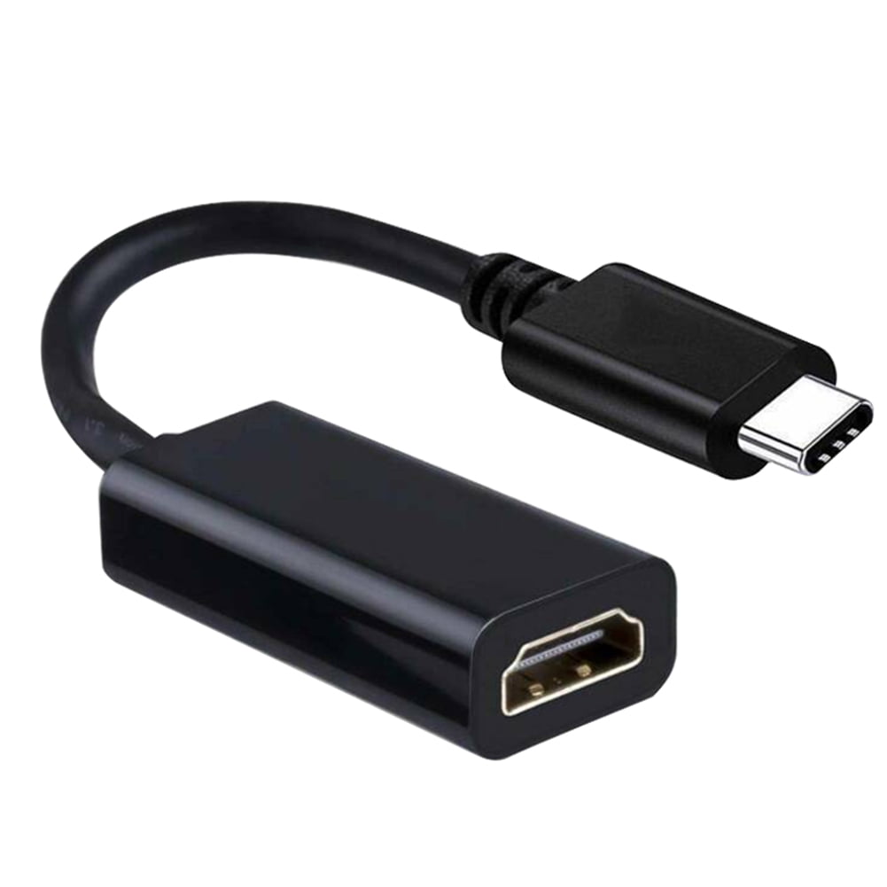 Usb-C Type C To Hdmi Adapter Usb 3.1 Cable for Android Tablet Black New - Walmart.com