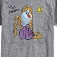 thumbnail image 3 of Frozen - Olaf Presents - Olaf Tangled - Men's Short Sleeve Graphic T-Shirt, 3 of 5