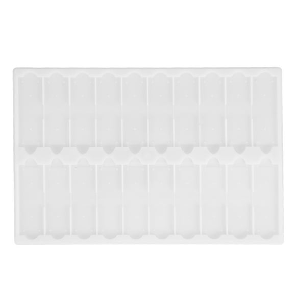 KAKOWELY microscope slide tray Microscope Slide Tray Slide Storage Board 20 Capacity Microscope Slide Organization Tray11.81"X7.76"X0.39"