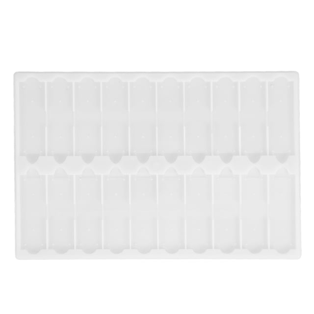 KAKOWELY microscope slide tray Microscope Slide Tray Slide Storage Board 20 Capacity Microscope Slide Organization Tray11.81"X7.76"X0.39"