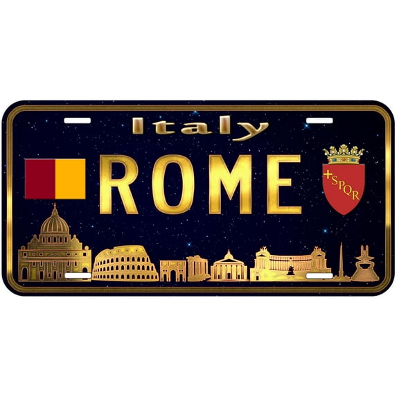 Rome TAG05 Italy Novelty Car Auto License Plate