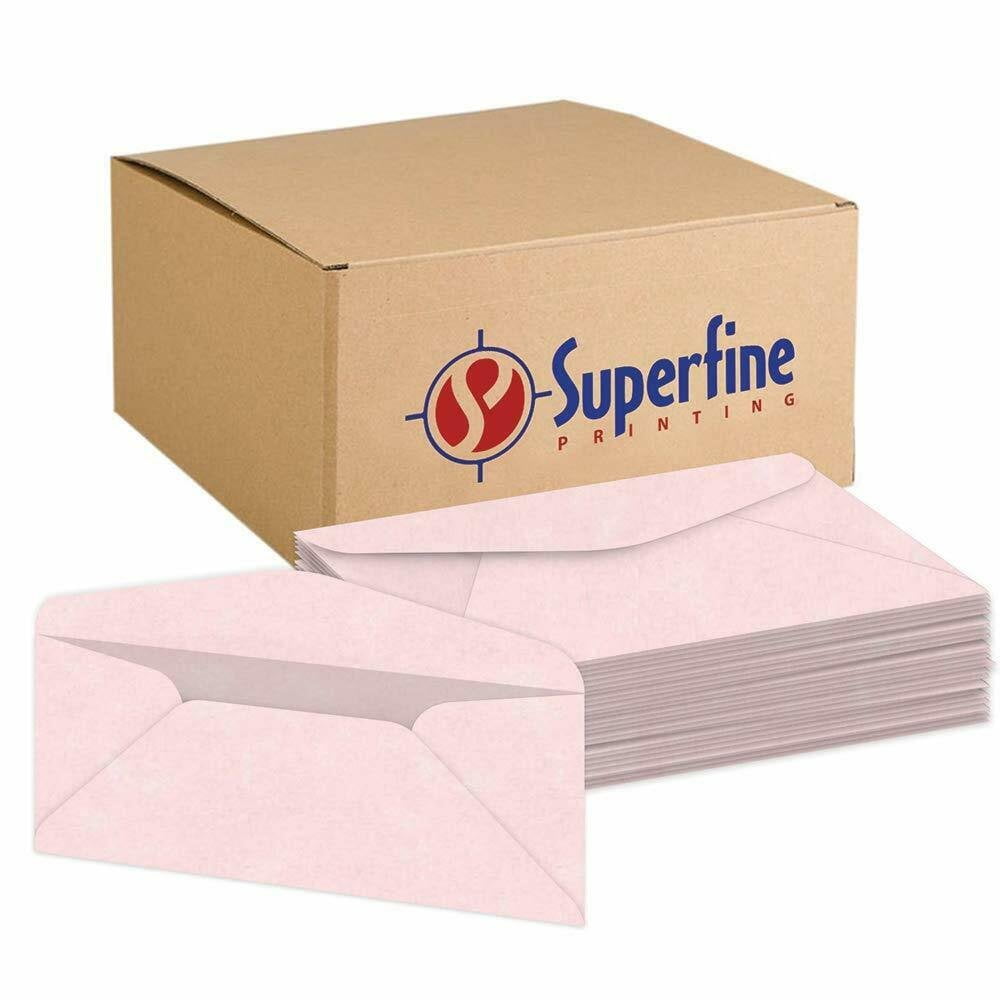 Premium Parchment #10 Business Envelopes - for Invitations, Greetings, Holiday, Office, Invoices, Letters, Mailings| 4 1/8 x 9 1/2 Inches | 500 Per Pack (Ice Pink)